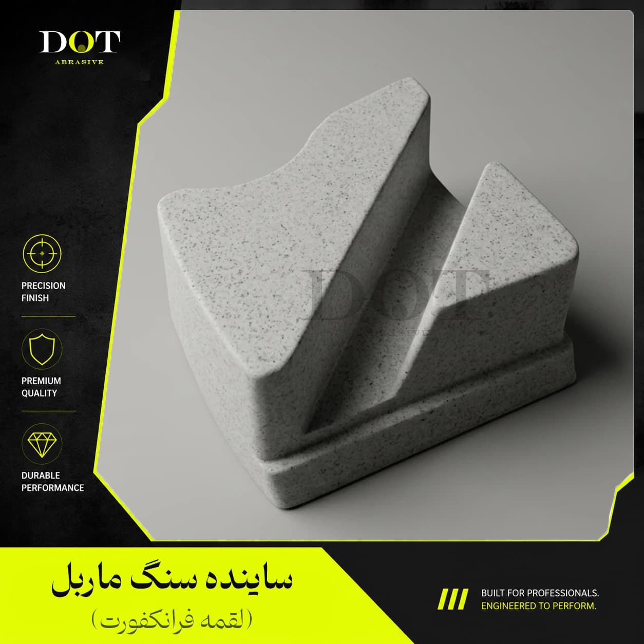 ساینده سنگ اسیدی مرمریتی -DOT